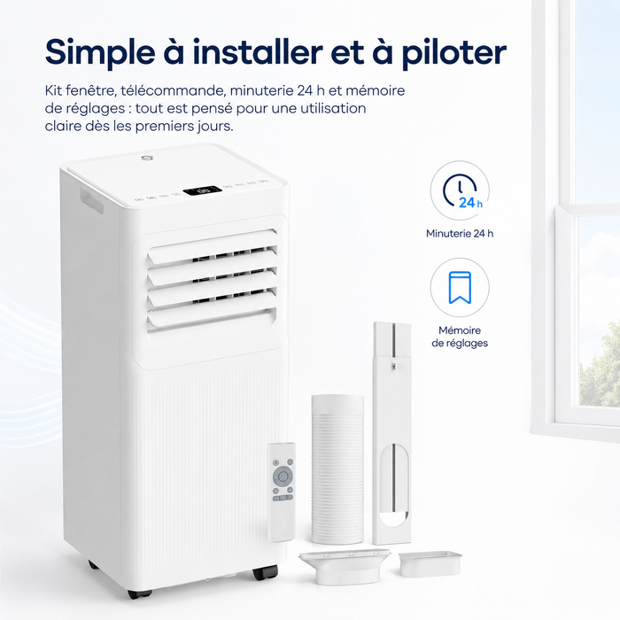 Simple à installer et à piloter