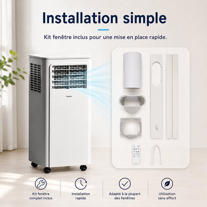 Installation simple et rapide