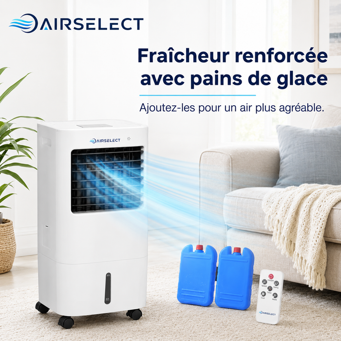 Fraîcheur renforcée avec pains de glace